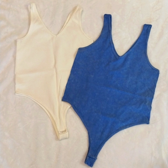 GYPSY&JADE BRAND SNAP CLOSURE BOTTOM PAIR OF TANK TOPS size l/xl - Picture 1 of 10